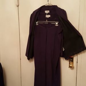 Three piece ultra suede pants set